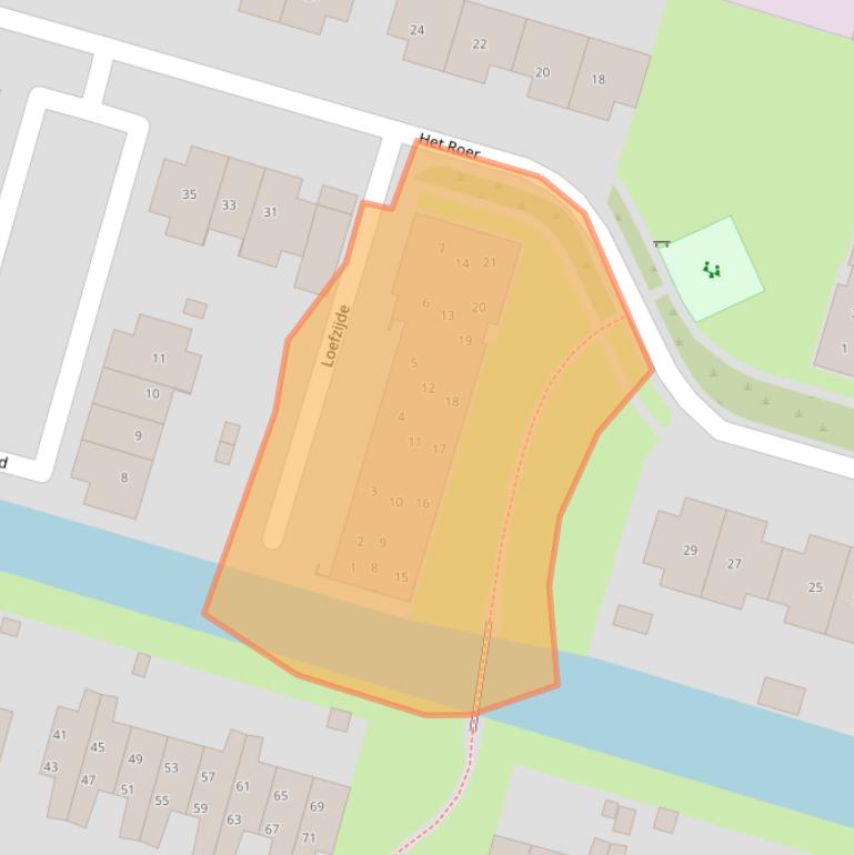 Kaart van postcodegebied 3751RD.