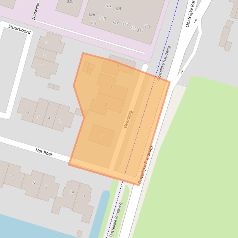 Kaart van postcodegebied 3751RH.