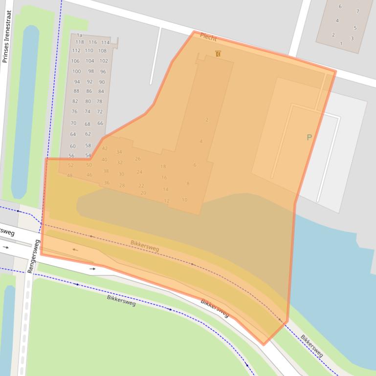 Kaart van postcodegebied 3751WC.