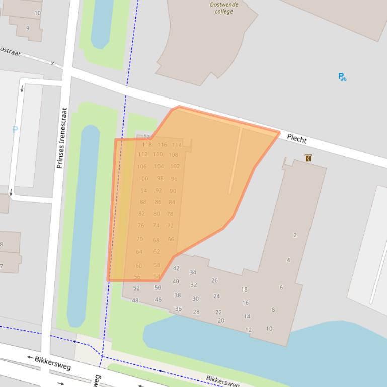 Kaart van postcodegebied 3751WD.