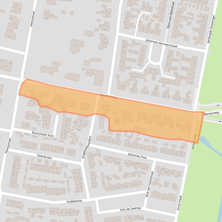 Kaart van postcodegebied 3751XB.
