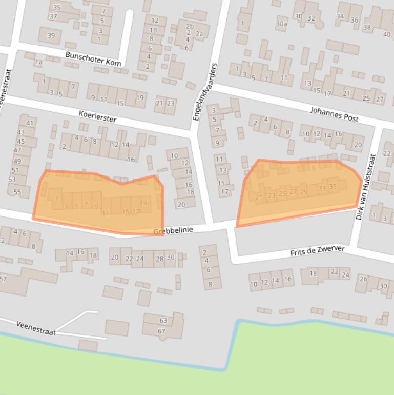 Kaart van postcodegebied 3751XP.
