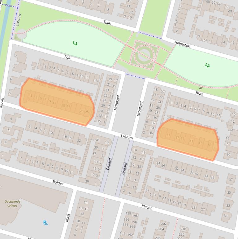 Kaart van postcodegebied 3751ZZ.