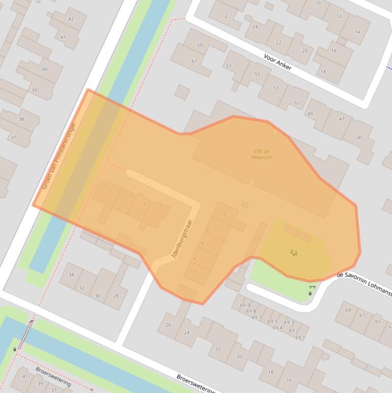 Kaart van postcodegebied 3752AN.