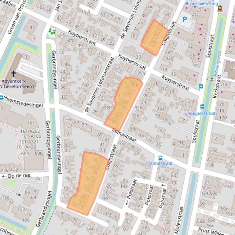 Kaart van postcodegebied 3752AP.