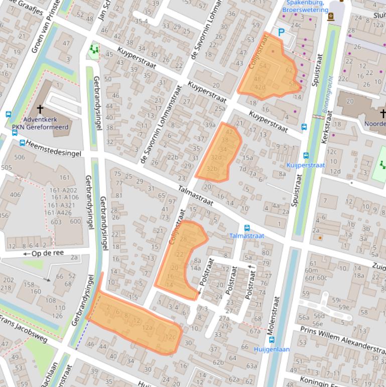Kaart van postcodegebied 3752AS.