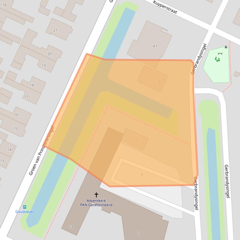 Kaart van postcodegebied 3752BA.