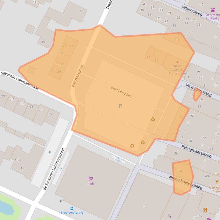 Kaart van postcodegebied 3752BR.