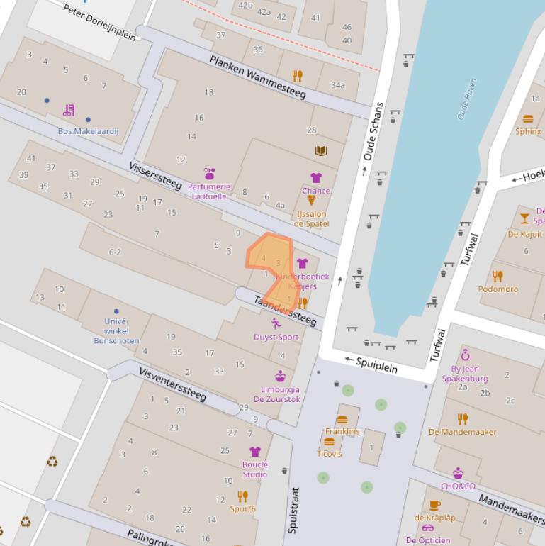 Kaart van postcodegebied 3752BX.