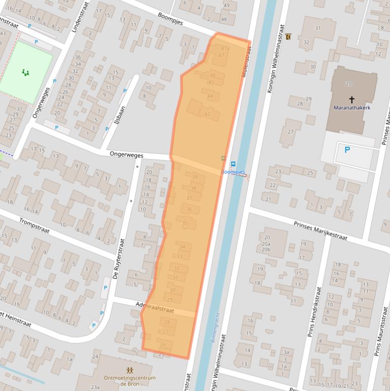 Kaart van postcodegebied 3752CH.