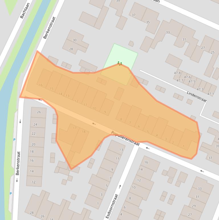 Kaart van postcodegebied 3752CN.