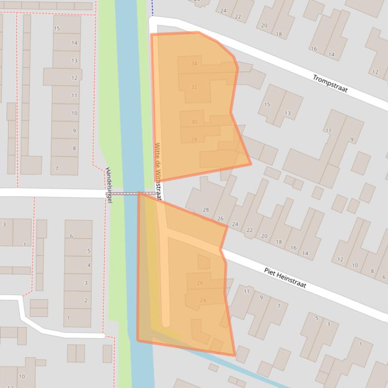 Kaart van postcodegebied 3752CX.