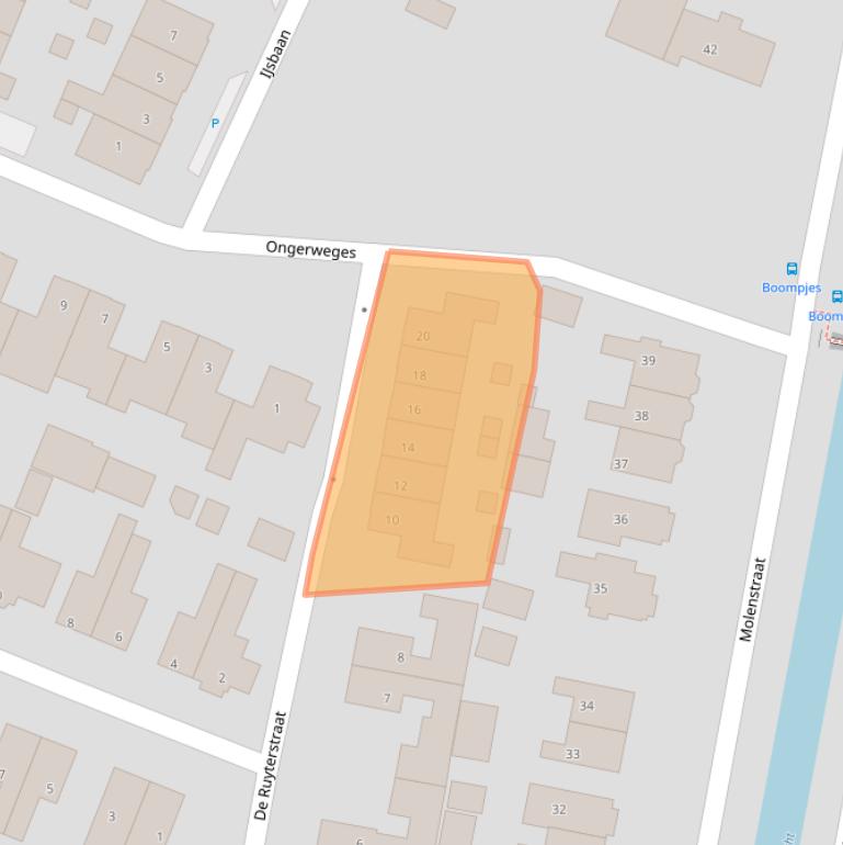 Kaart van postcodegebied 3752DT.