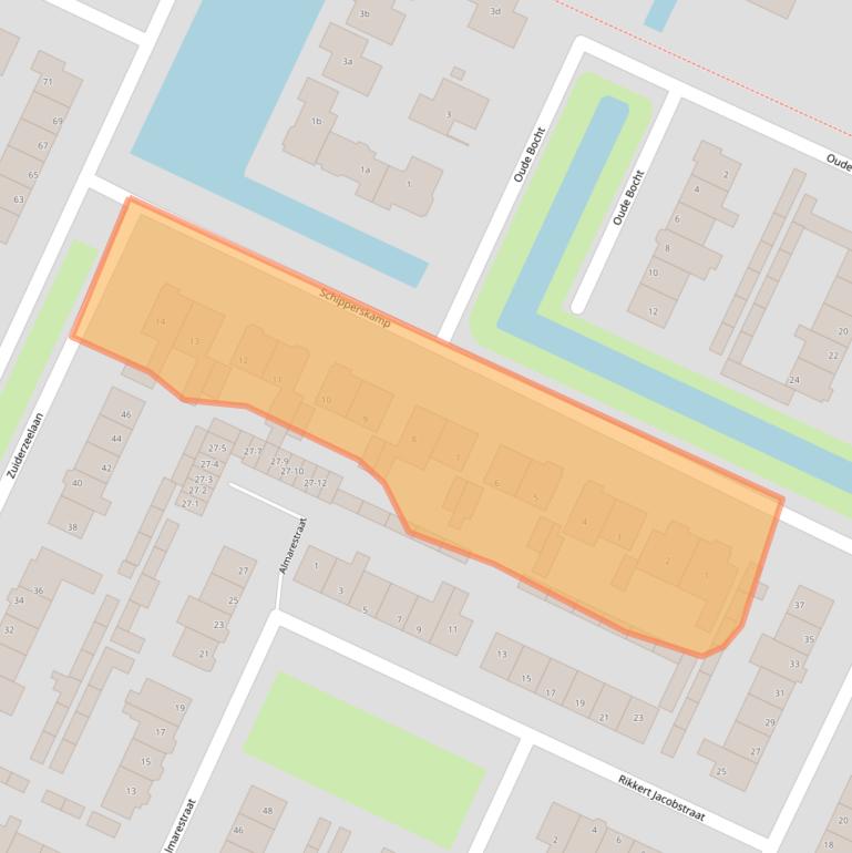 Kaart van postcodegebied 3752EA.