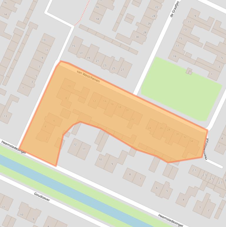 Kaart van postcodegebied 3752EV.