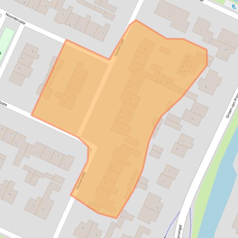 Kaart van postcodegebied 3752GC.