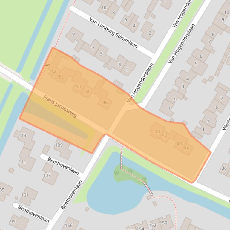 Kaart van postcodegebied 3752GH.