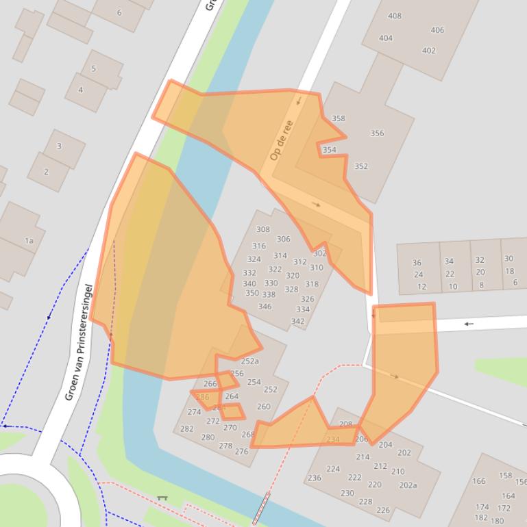 Kaart van postcodegebied 3752GL.