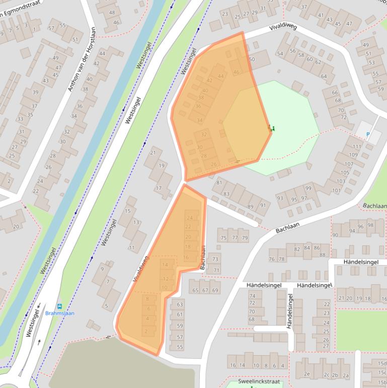 Kaart van postcodegebied 3752HB.