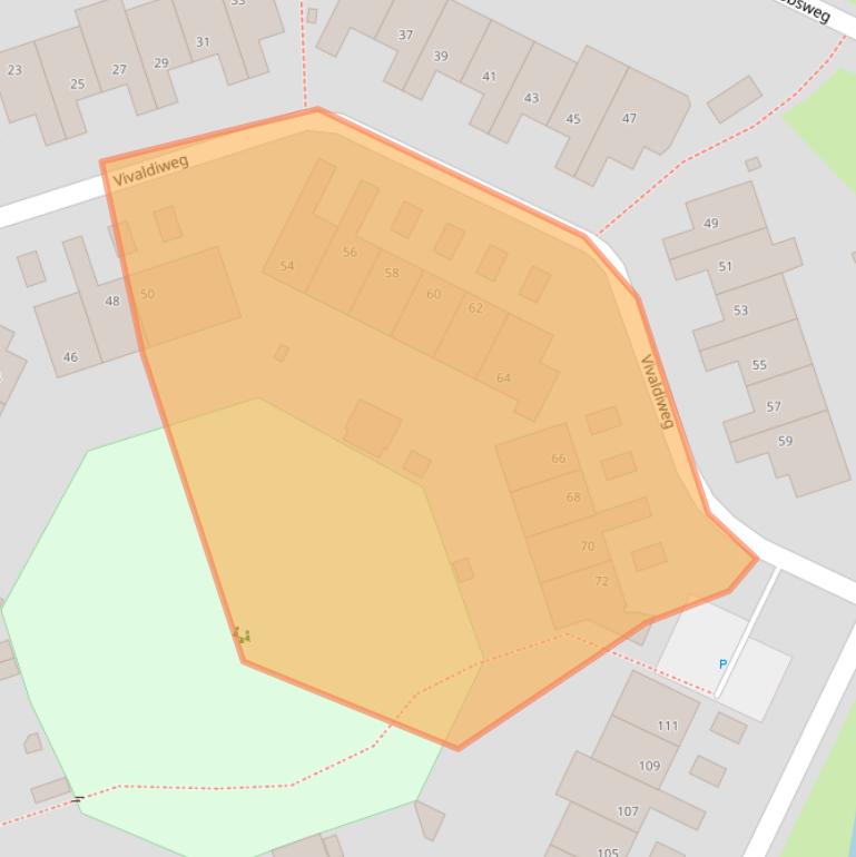Kaart van postcodegebied 3752HC.