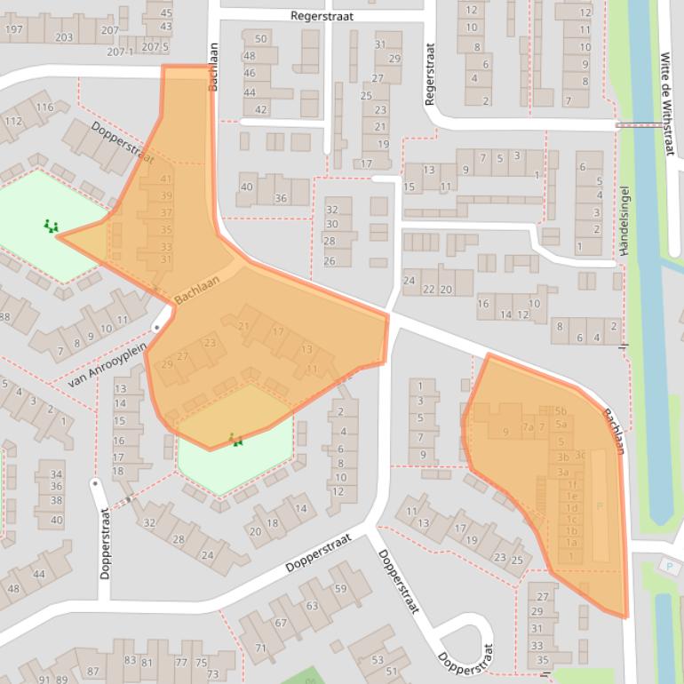 Kaart van postcodegebied 3752HD.