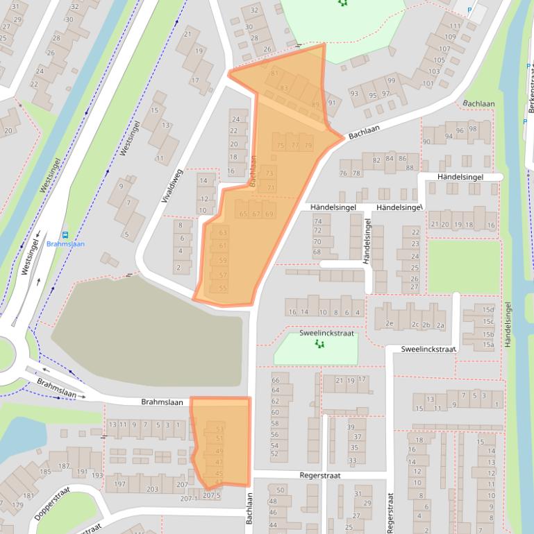 Kaart van postcodegebied 3752HE.