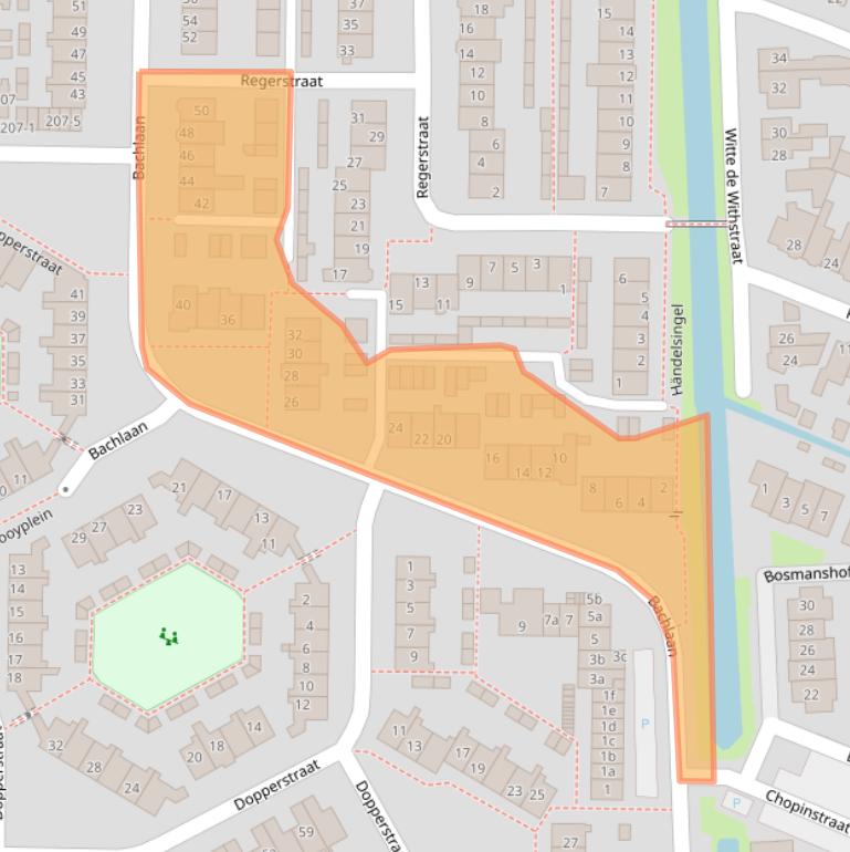 Kaart van postcodegebied 3752HH.