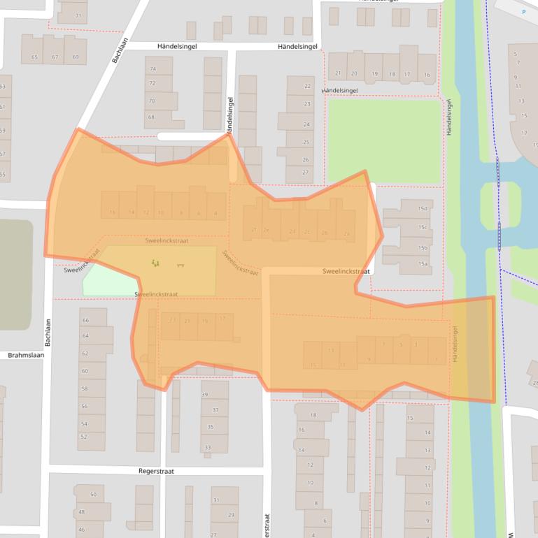 Kaart van postcodegebied 3752HK.