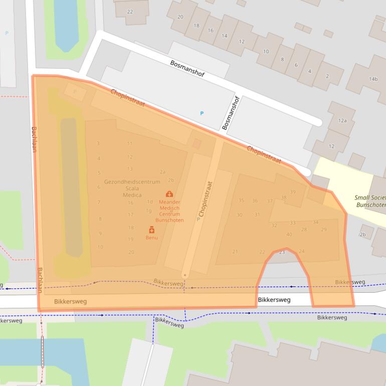 Kaart van postcodegebied 3752HR.