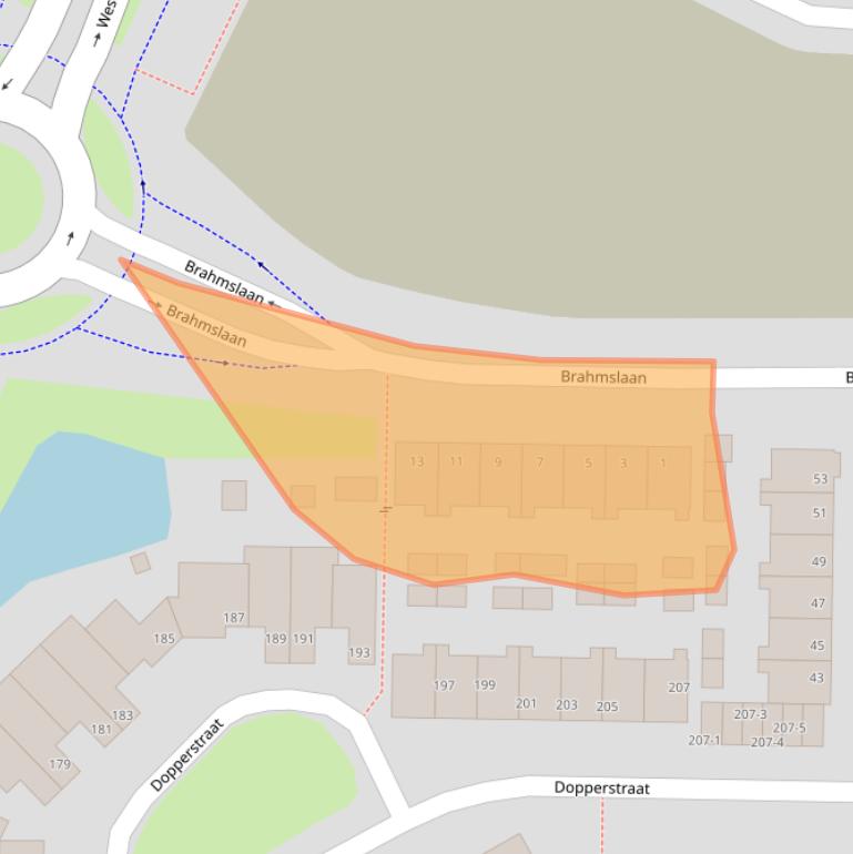 Kaart van postcodegebied 3752JL.