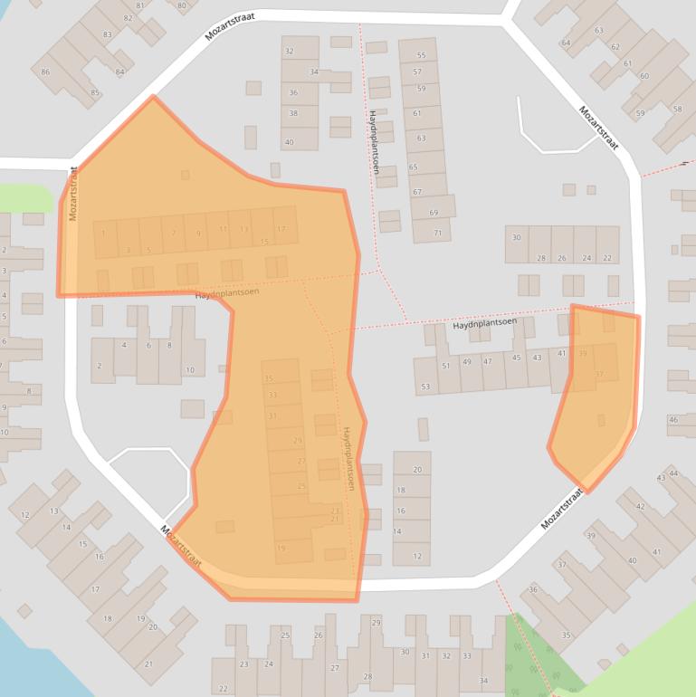 Kaart van postcodegebied 3752JV.