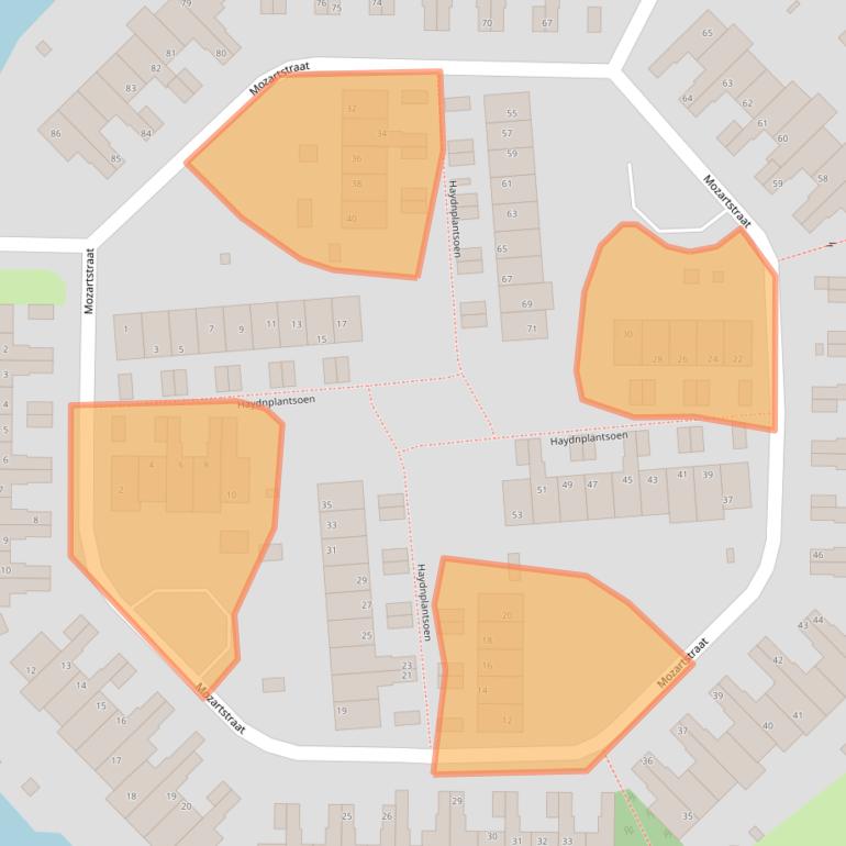 Kaart van postcodegebied 3752JX.