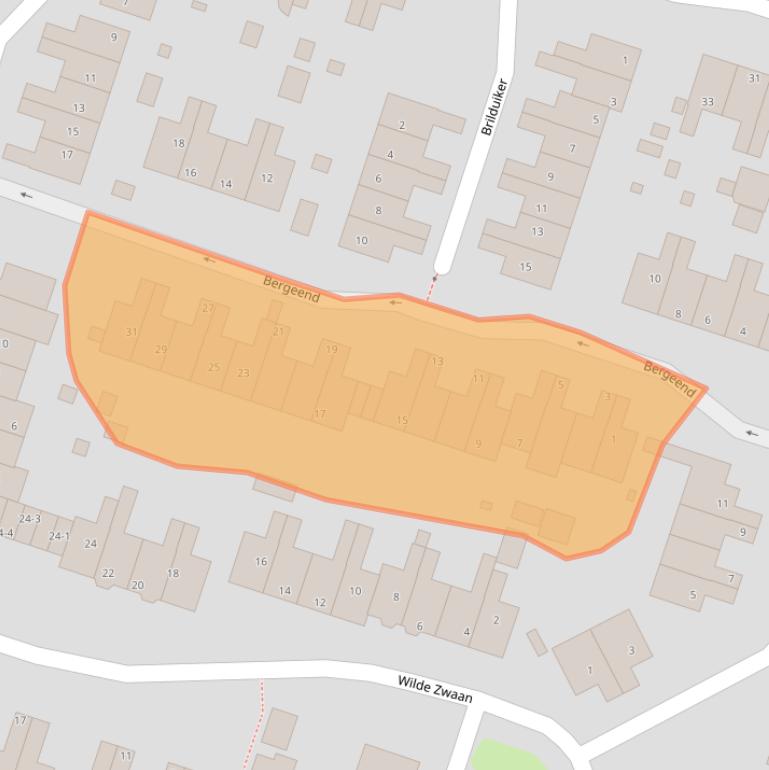 Kaart van postcodegebied 3752KN.
