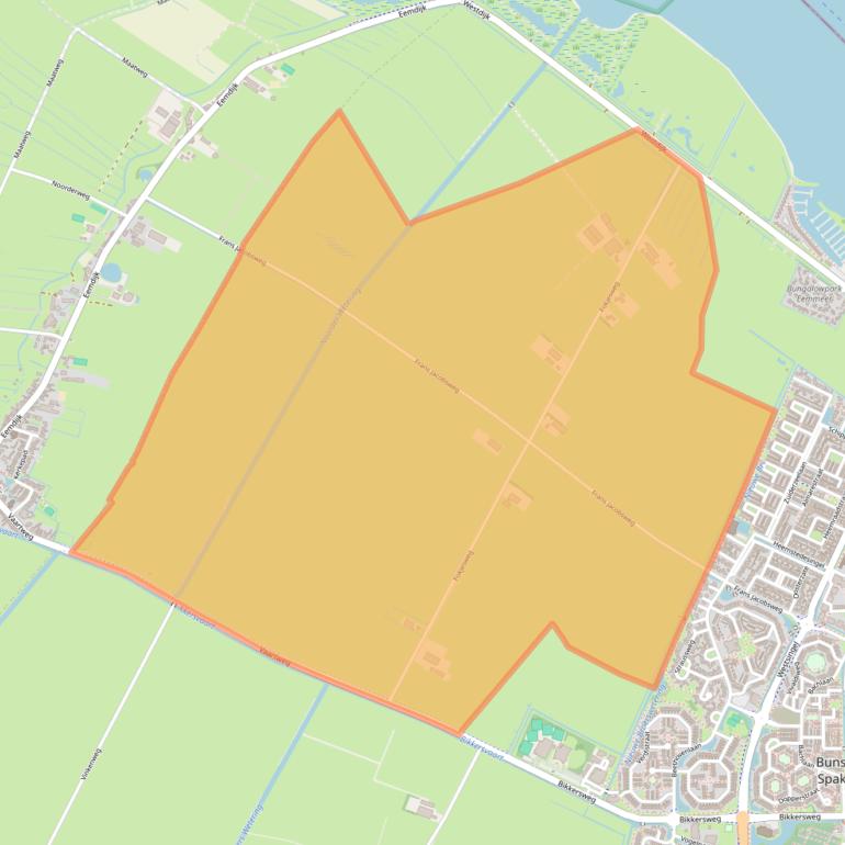 Kaart van postcodegebied 3752LT.