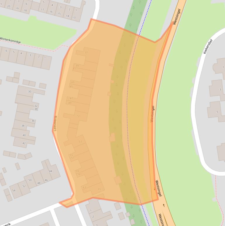 Kaart van postcodegebied 3752NE.