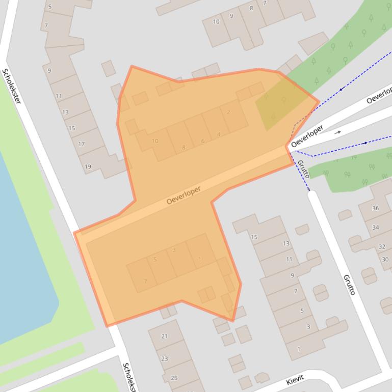 Kaart van postcodegebied 3752NR.