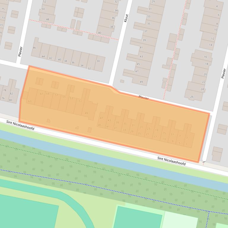 Kaart van postcodegebied 3752PA.