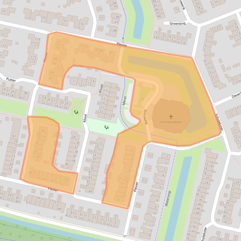 Kaart van postcodegebied 3752PE.