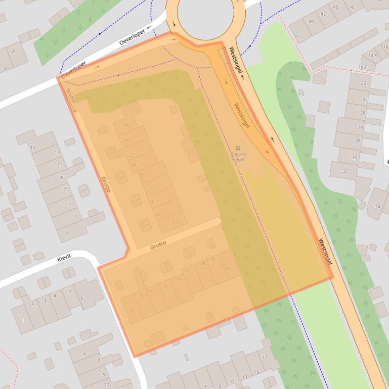 Kaart van postcodegebied 3752PH.