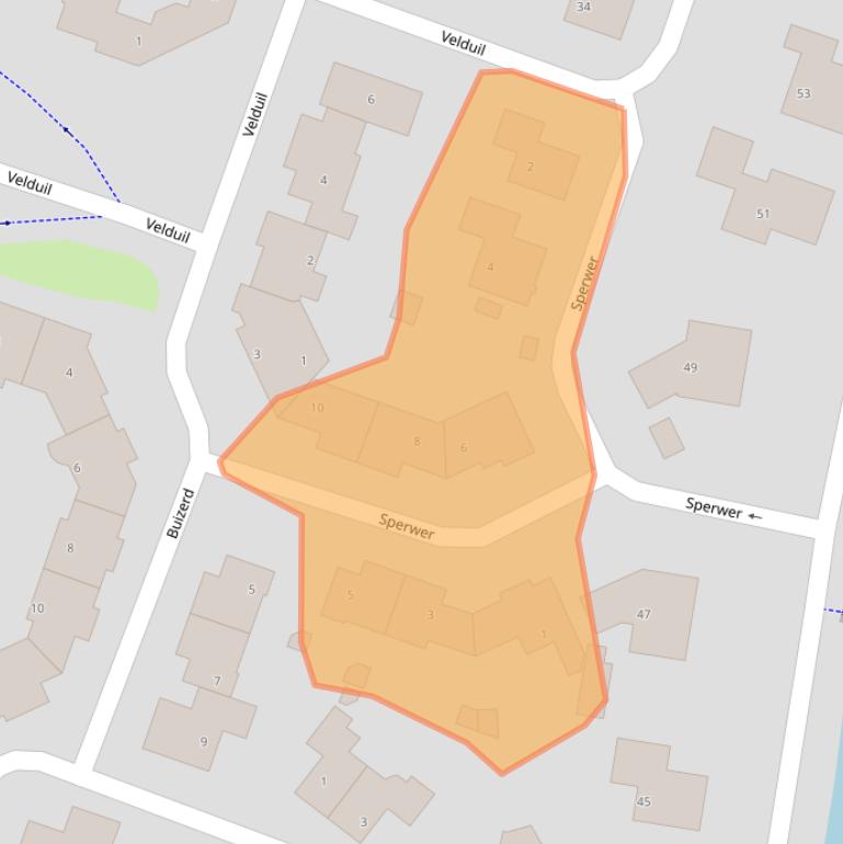 Kaart van postcodegebied 3752SE.