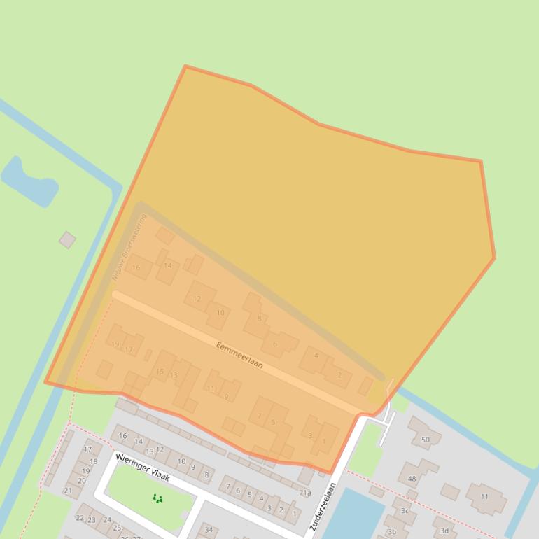 Kaart van postcodegebied 3752TA.