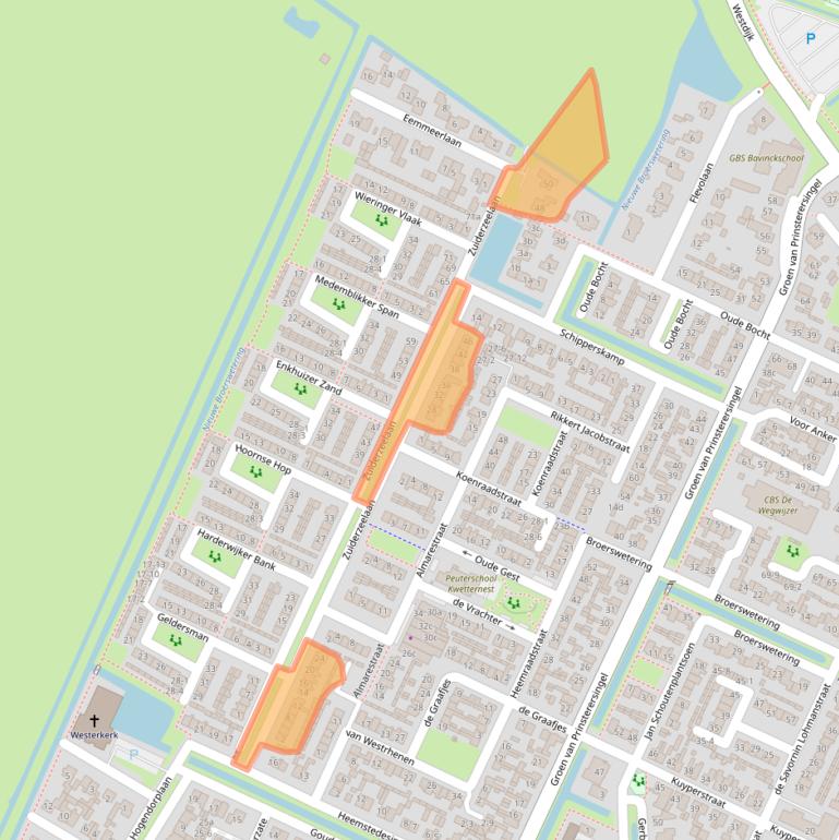 Kaart van postcodegebied 3752TD.