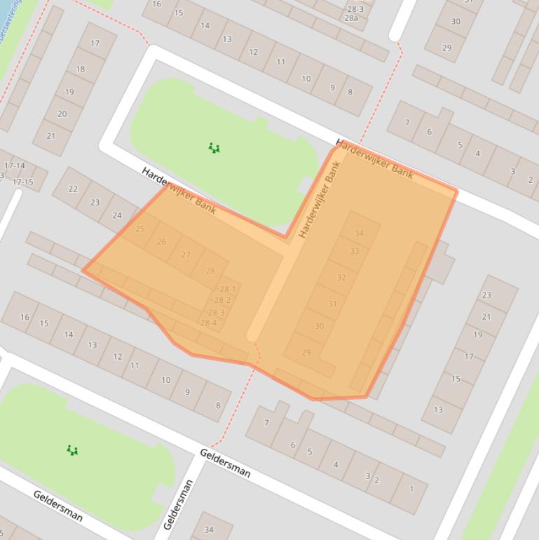 Kaart van postcodegebied 3752TR.