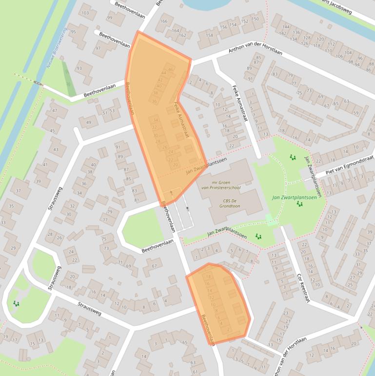 Kaart van postcodegebied 3752WD.