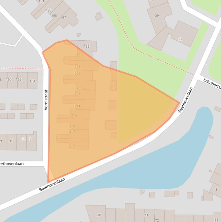 Kaart van postcodegebied 3752WN.
