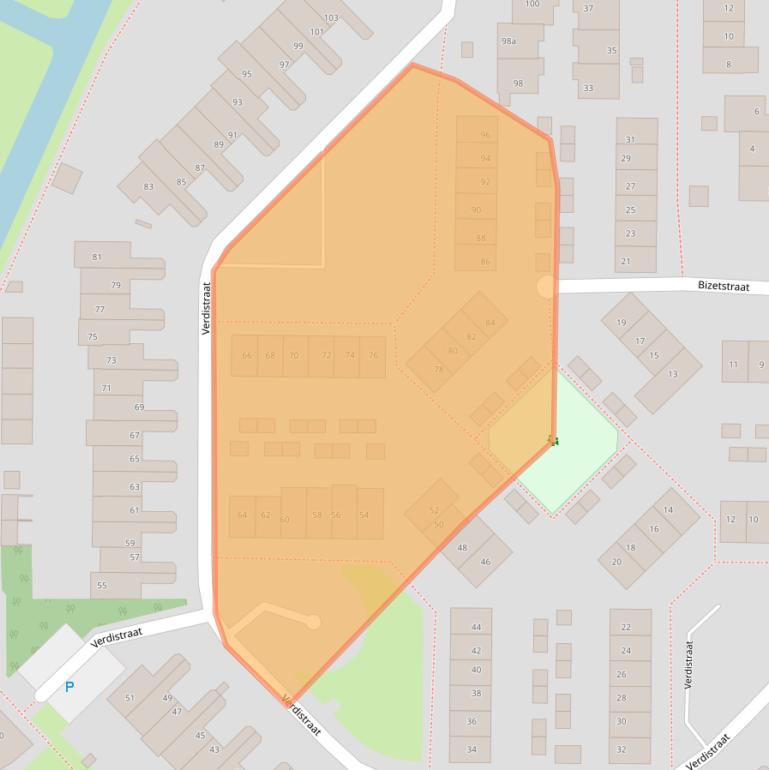 Kaart van postcodegebied 3752WR.