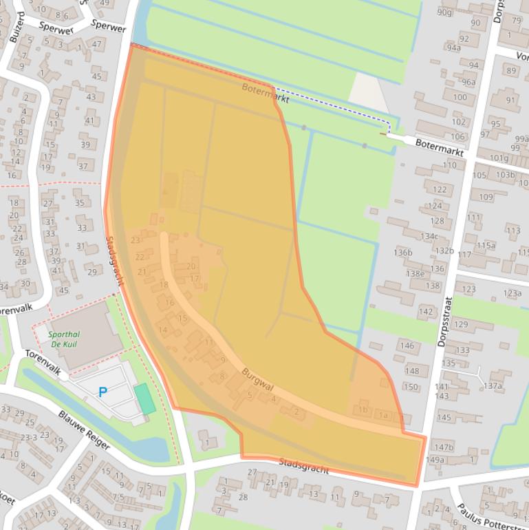 Kaart van postcodegebied 3752XA.