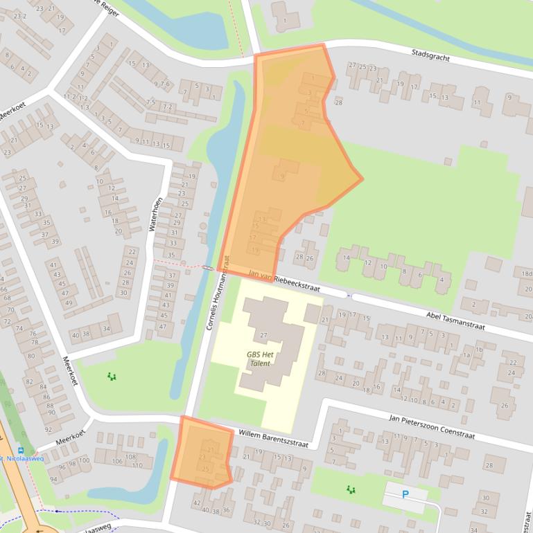 Kaart van postcodegebied 3752XE.