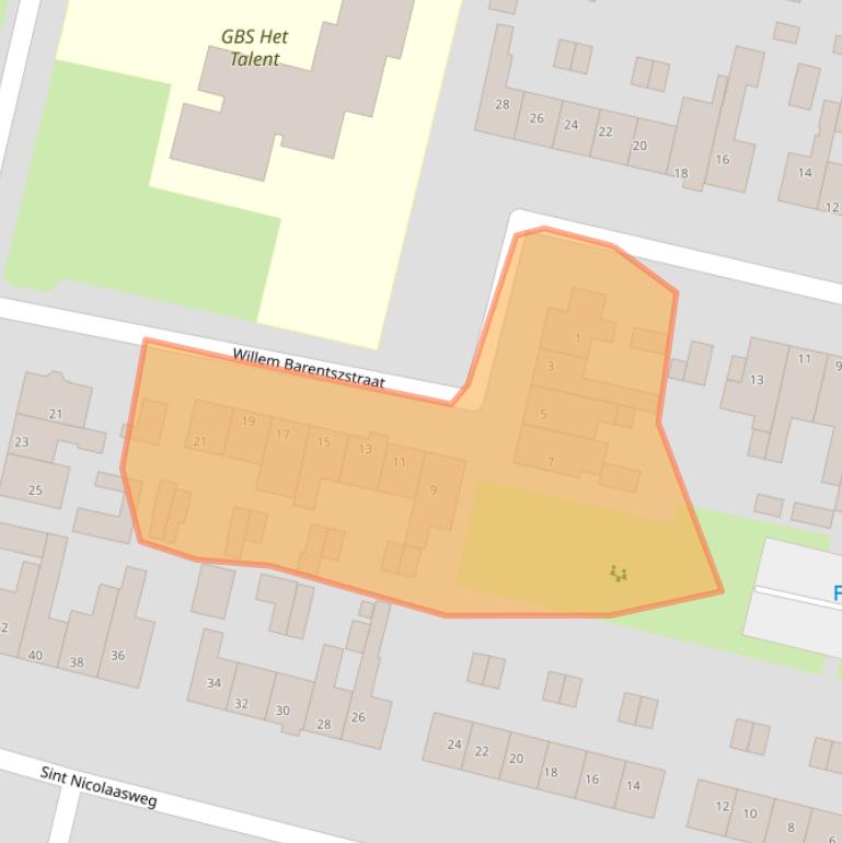 Kaart van postcodegebied 3752XN.