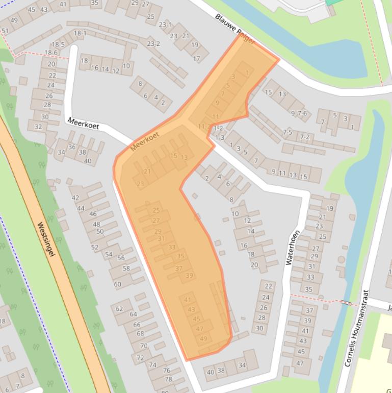 Kaart van postcodegebied 3752ZC.